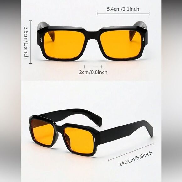 Black and Orange Sunglasses - Picture 2 of 5